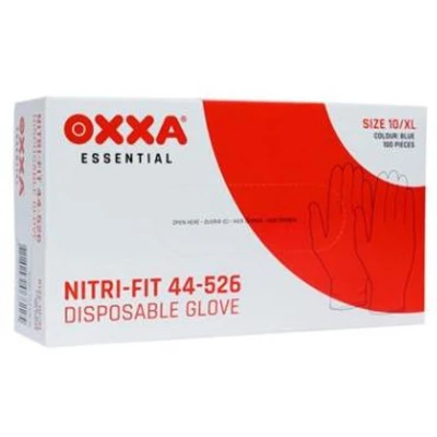 Afbeelding van Oxxa Gant nitrile extra fort non poudré 8/M, p/100, Oxxa, Bleu Convient aux l&#039;élevage d&#039;animaux