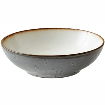 Afbeelding van Bitz Diep Bord Gastro Grijs/creme ø 24 cm
