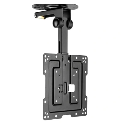 Afbeelding van RICOO D0422 universele plafondbeugel voor 19 43 inch monitor en tv, inklapbaar, draaibaar, in hoogte verstelbaar, tv houder, tot 20 kg, VESA max. 200 x mm