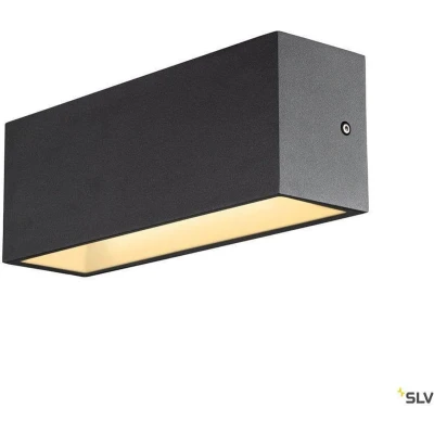 Afbeelding van SLV SITRA L 1005155 LED buitenlamp (wand) vast ingebouwd 24 W Antraciet