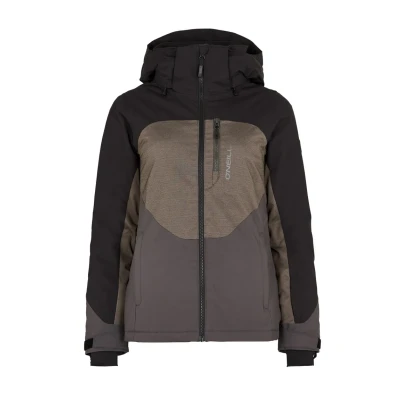 Afbeelding van O&#039;Neill Carbonite Snowboardjas, Dames, Maat: XS, Black out colour block