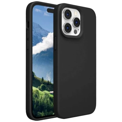 Afbeelding van JT Berlin Steglitz MagSafe Silicon Case Apple iPhone 15 Pro Zwart compatible
