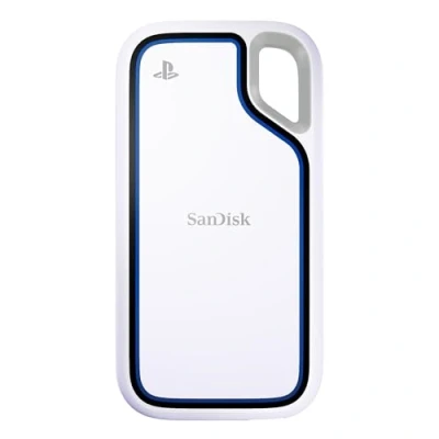 Afbeelding van SanDisk Extreme draagbare SSD harde schijf voor PlayStation 5 console en PC 2 TB, leessnelheid tot 1000 MB/s, IP65 weerstand, valbescherming, een proefperiode van maand Discord Nitro
