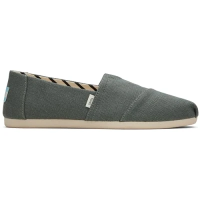 Afbeelding van TOMS Alpargata Instappers, Dames, Maat: 42.5, Green Textiel