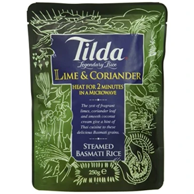 Afbeelding van TILDA Magnetronrasp met limoen en koriander gedempt, 250 g