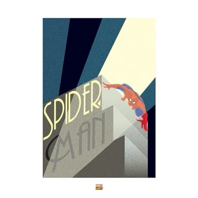 Afbeelding van Pyramid Poster Marvel Deco Spiderman Building 80 X 60 Cm Multicolor