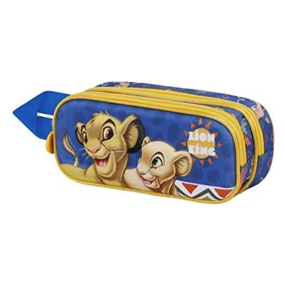 Afbeelding van KARACTERMANIA Nala 3D dubbele pennenetui, leeuwenkoning, Blauw, één maat, dubbel etui Nala,