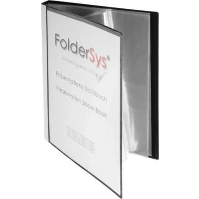 Afbeelding van Foldersys 25014 30 Presentatiemap 40 Tas A4 Zwart