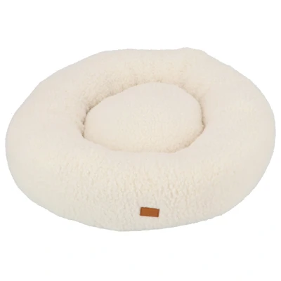 Afbeelding van Adori Devoted Donut Hazel Kattenmand Ø60x25 cm Warm Wit