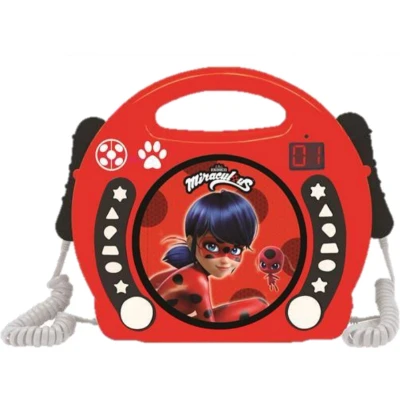 Afbeelding van Miraculous Ladybug Draagbare CD Speler met 2 Microfooons 3380743075440