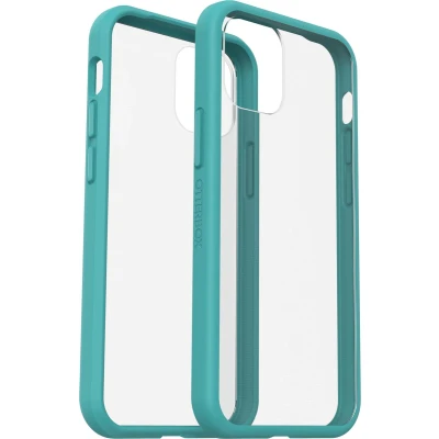 Afbeelding van OtterBox React case voor iPhone 12 Mini Transparant/Blauw