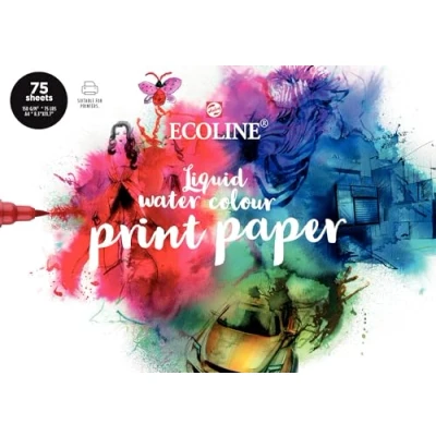 Image de Talens Ecoline Print papier A4 75 feuilles 150 g / m2
