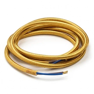 Afbeelding van Strijkijzersnoer Calex 1.5 meter (2 x 0.75 mm², Goud)