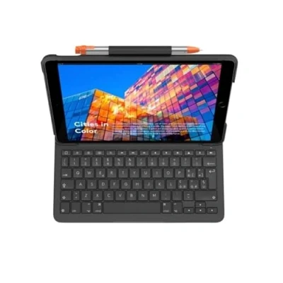 Afbeelding van Logitech Slim Folio for iPad Air (3rd generation) Grafiet Bluetooth QWERTY Italiaans