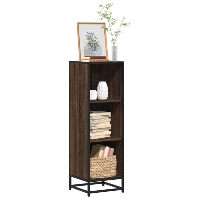 Afbeelding van vidaXL Boekenkast 33,5x33x107,5 cm bewerkt hout bruin eikenkleur