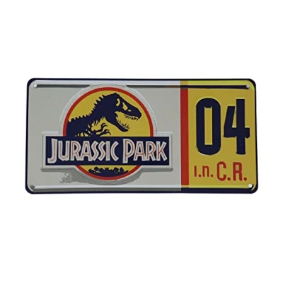 Afbeelding van FaNaTtik Jurassic Park Replica 1/1 Dennis Nedry License Plate Multicolours