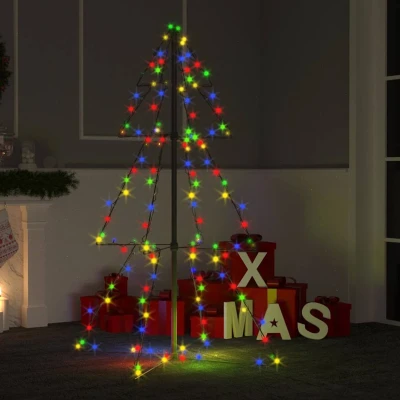 Afbeelding van Kegelkerstboom 160 LED&#039;s binnen en buiten 78x120 cm