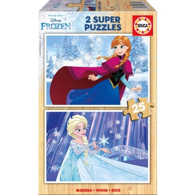 Afbeelding van Educa puzzel 2 x 25 stukjes Frozen