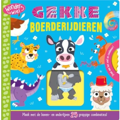 Afbeelding van Gekke boerderijdieren Wonderwiel