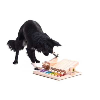 Afbeelding van My Intelligent Pets Hondenpuzzel Piano Honden Speelgoed Intelligentiespel Snuffelmat hond Hersenwerk Hondenspeelgoed