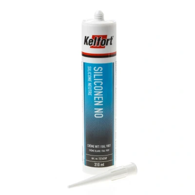 Afbeelding van Kelfort Siliconenkit no wit 9001 310ml