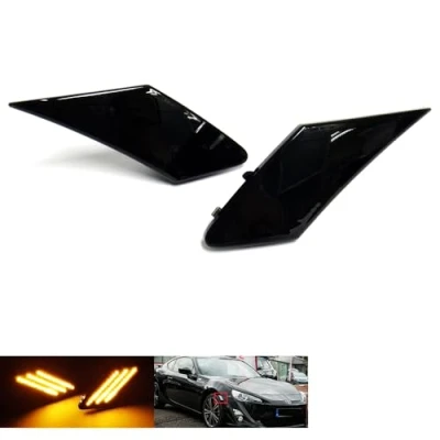 Afbeelding van 2 x led zijknipperlichten voor BRZ 86 GT86 FR S rookzwart