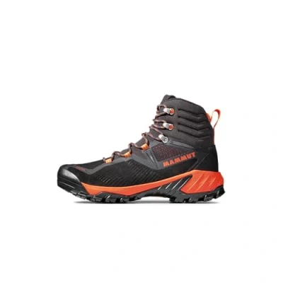 Afbeelding van Mammut Sapuen HIGH GTX Outdoorschoenen, Heren, Maat: 47 1/3, Black hot red Leer en textiel