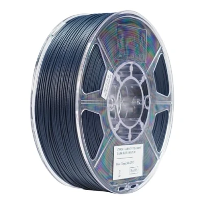 Afbeelding van eSUN 1,75 mm ABS filament, filament gevuld met koolstofvezel, 1 kg spoel, 3D printmaterialen voor FDM printers, donkerblauw