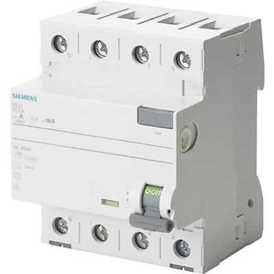 Afbeelding van Siemens 5SV3346 6KL Dig.Industr. Aardlekschakelaar A 4 polig 63 0.03 400 V