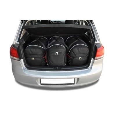 Afbeelding van Reistassen Volkswagen Golf Hatchback 2008 2012 KJUST Set Van 3 Tassen