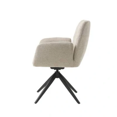 Afbeelding van Giga Living Eetkamerstoel Beige Metaal Roxana