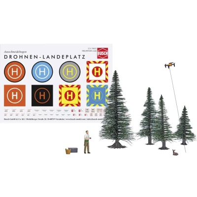 Afbeelding van Busch 79852 H0 Actie Action set rechitsredding figuren Bouwpakket