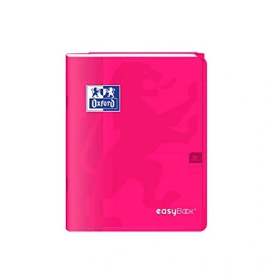 Afbeelding van OXFORD Easybook geniet notitieboek 17 x 22 cm 96 p seyes 90 g Roze