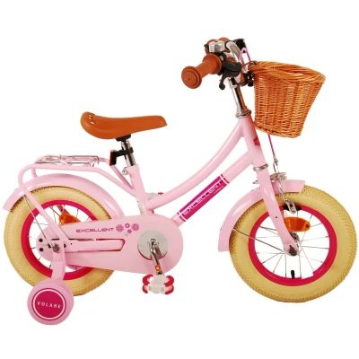 Afbeelding van Volare Excellent 12 Inch Meisjes Kinderfiets Roze + 15.00 Inruilkorting