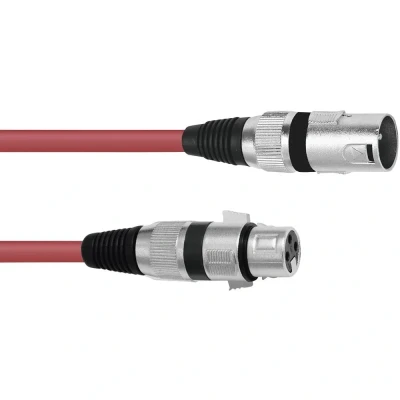 Afbeelding van Omnitronic xlr kabel 3pin 1m rd