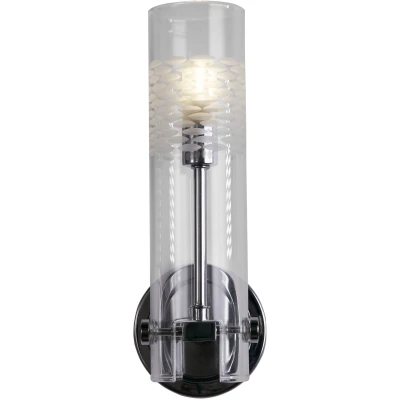 Afbeelding van Searchlight Scope Wandverlichting 10 X 29 Cm IP44 Chroom En Transparant