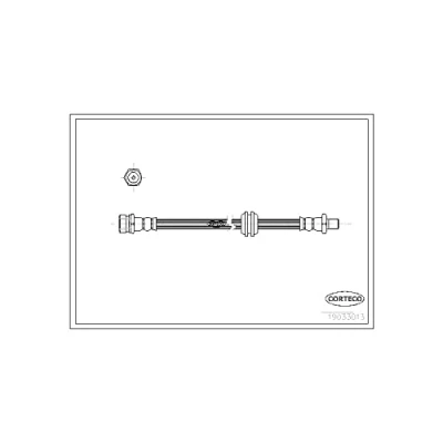 Afbeelding van CORTECO 19033013 Remslang Vooras 455