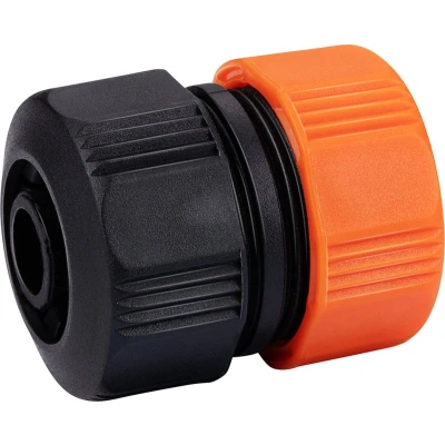 Afbeelding van BLACK+DECKER Slangverbinder 3/4&#039;&#039; 19 ⌀ CM Tuinslangkoppelig Zwart/Oranje