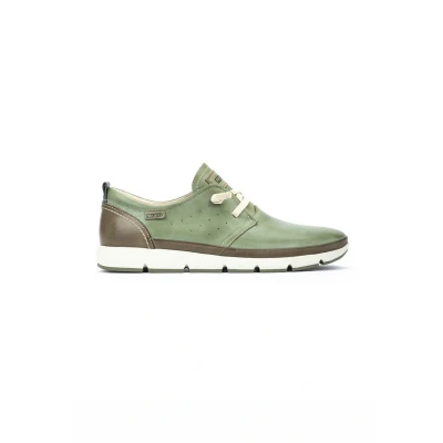 Afbeelding van Pikolinos Fuencarral Sneakers laag, Heren, Maat: 42, Mint green Leer