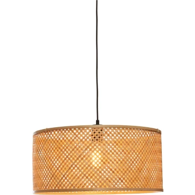 Afbeelding van GOOD&amp;MOJO Hanglamp Java Bamboe Ø50cm Bruin