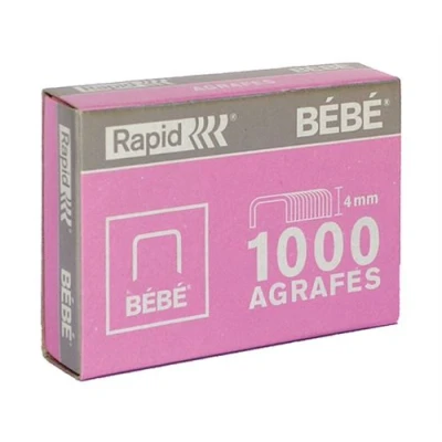 Image de Boîte de 1000 agrafes Rapid Bébé N 8/4