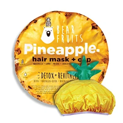 Afbeelding van Bear Fruits Haarmasker Ananas, + dop, 20 ml