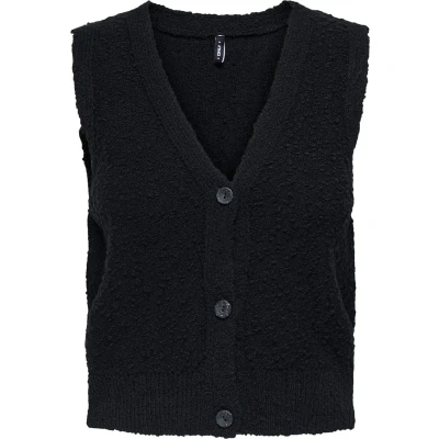 Afbeelding van ONLY Onlalvilda Bodywarmer, Dames, Maat: Medium, Black