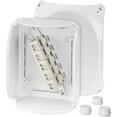 Afbeelding van Hensel DK 2525 G Aftakkast (l x b h) 112 255 205 mm Grijs wit (RAL 7035) IP65, IP55 1 stuk(s)