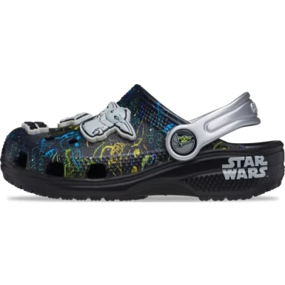 Afbeelding van Crocs Classic Grogu Clog T Uniseks kinderen, Zwart