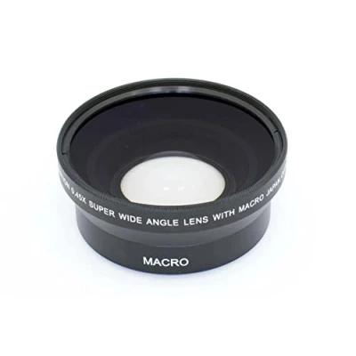 Afbeelding van vhbw 0,45x groothoeklens voor cameralens met 62 mm schroefdraad