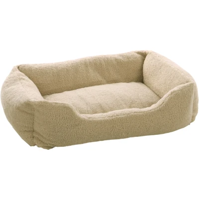Afbeelding van Flamingo Mieke Mand Honden Rechthoekig + Rits Beige 65x45x18cm 1st 137202