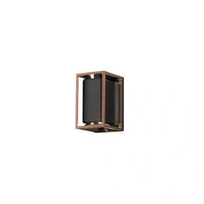 Afbeelding van Konstsmide Vale 423 759 Buitenlamp (wand) LED GU10 14 W Zwart, Koper