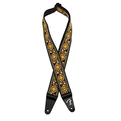Image de Fender Pasadena Sangle tissée pour guitare Motif lotus