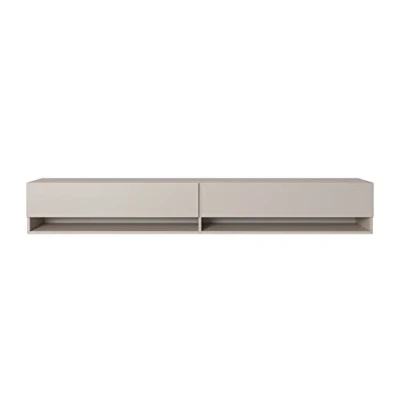 Afbeelding van Selsey Mirrgo RTV kast 200 cm Grijs beige